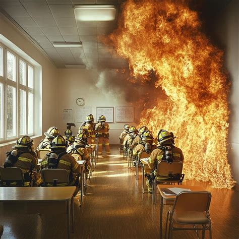 Thematic photo of OSP firefighters undergoing training