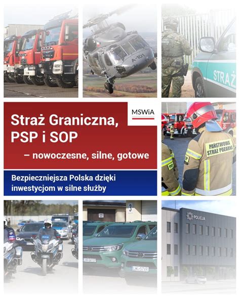 Infografika: Program modernizacji służb mundurowych, środki na PSP i OSP