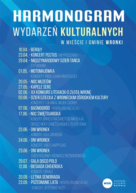 Harmonogram wydarzeń kulturalnych w Józefowie: przegląd koncertów, warsztatów i spotkań autorskich