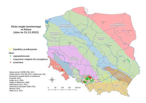 Mapa okolic zakładów JBB w Łysych z zaznaczeniem zasięgu oddziaływania na rynek pracy