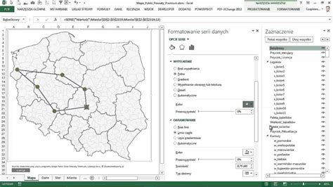 Mapa fikcyjnego miasteczka Pontypandy z zaznaczonymi kluczowymi punktami, takimi jak remiza strażacka i domy bohaterów