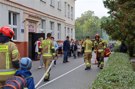 próbna ewakuacja szkoły