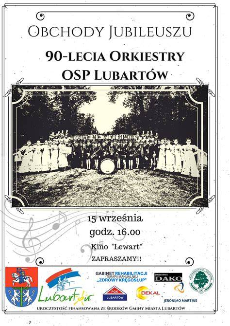 Historyczne zdjęcie pierwszej orkiestry strażackiej w Lubochni z 1928 roku