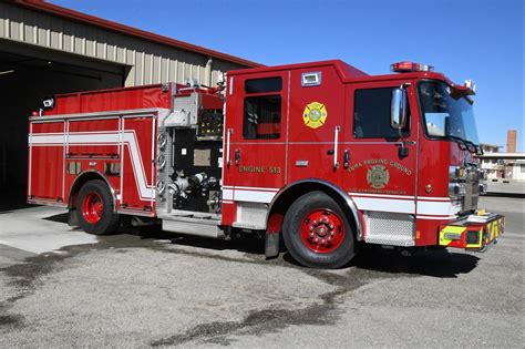 Thematic photo of a fire engine at a farm fire
