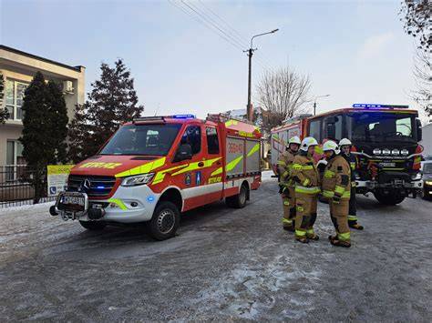 zdjęcie z akcji pomocowej OSP Stare Grabie dla uchodźców z Ukrainy