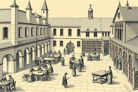 Historyczna ilustracja przedstawiająca spożycie chleba pszennego przez arystokrację