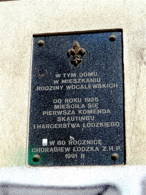 Tablica pamiątkowa dedykowana druhowi Tadeuszowi Kłopotowskiemu