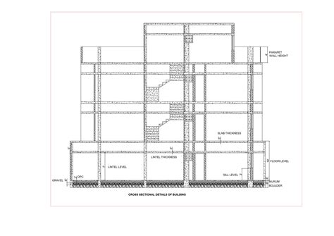 Architectural plan or cross-section of the U-shaped building in Ząbki, highlighting the connected attic structure, to explain the rapid spread of fire.