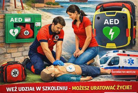 zdjęcie szkolenia z obsługi AED dla mieszkańców