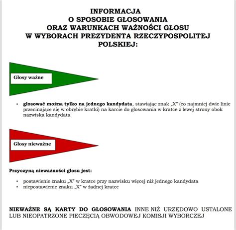 schemat poprawnego zaznaczenia głosu na karcie wyborczej