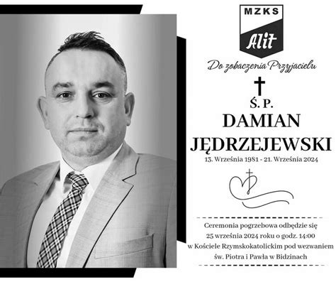 Portret Damiana Jędrzejewskiego, trenera i radnego gminy Wojciechowice