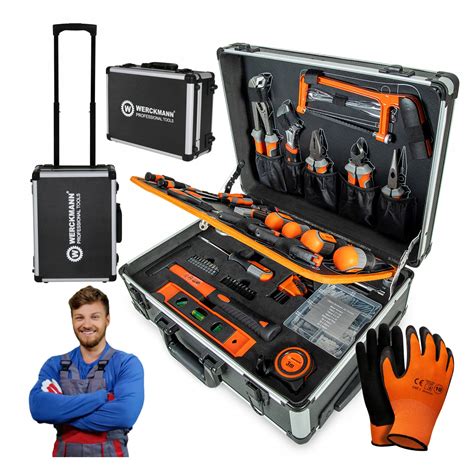 Przykładowa walizka sprzętowa strażacka z narzędziami ręcznymi i hydraulicznymi