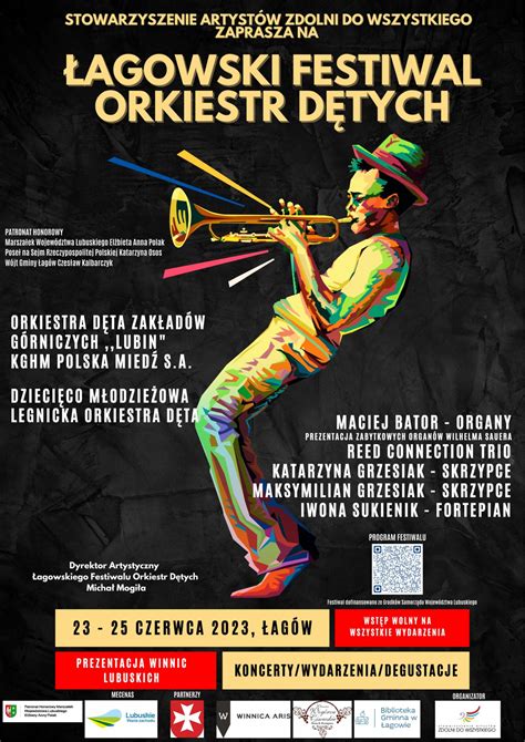 Plakat festiwalowy orkiestr dętych