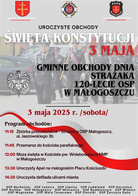 Uroczysty przemarsz strażaków OSP Wierzbica Pańska w trakcie obchodów stulecia