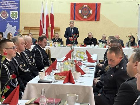 Noworoczne Spotkanie Strażaków w powiecie kolskim z udziałem licznych gości i wręczeniem odznaczeń.