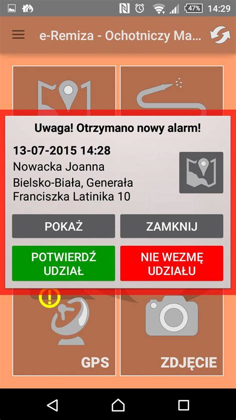 ilustracja przedstawiająca komputer z uruchomionym emulatorem Androida i aplikacją e-Remiza