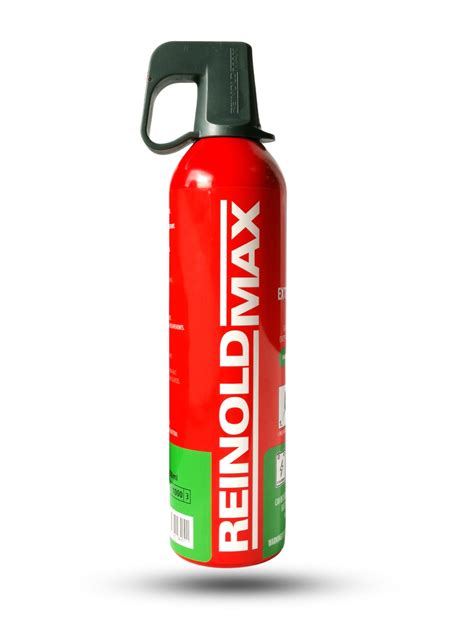 zdjęcie sprayu gaśniczego ReinoldMax 750 ml w użyciu
