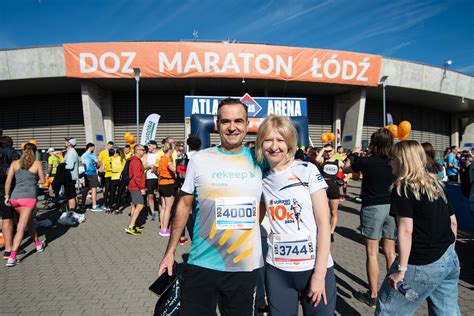 Drużyna OSP Brzeziny podczas biegu na DOZ Maratonie Łódź