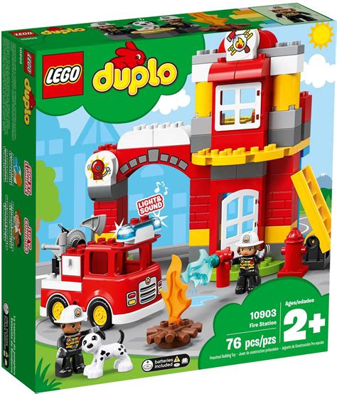 LEGO Duplo 10903 Fire Station set diagram or photo