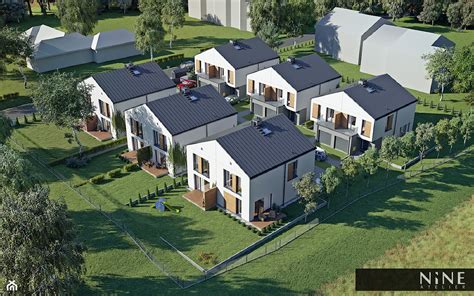 zdjęcie z lotu ptaka na osiedle mieszkaniowe w Złotowie