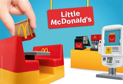 ilustracja przedstawiająca kolekcję zabawek Happy Meal