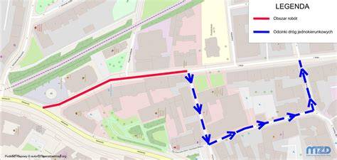 Mapa z lokalizacją ulicy Cieszyńskiej w Bielsku-Białej