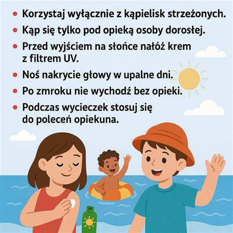 Ilustracja przedstawiająca dziecko podczas kąpieli w jasnoróżowej wodzie z nadmanganianem potasu