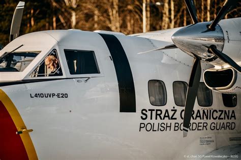 Zdjęcie samolotu patrolowo-rozpoznawczego Turbolet L-410 Straży Granicznej