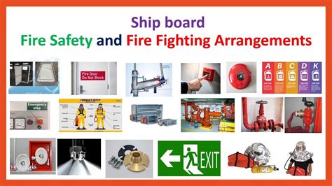 Example arrangement of fire-fighting equipment in compartments