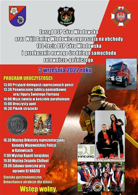 zdjęcie przedstawiające uroczystości związane z obchodami 100-lecia OSP Kraszkowice