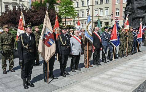 zdjęcie z obchodów Święta Konstytucji 3 Maja organizowanych przez OSP Bródki