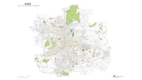 Mapa z zaznaczoną ulicą Gdańską w Łodzi i miejscami pożarów