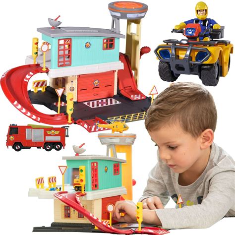 Zestaw Strażak Sam z wozem i figurką