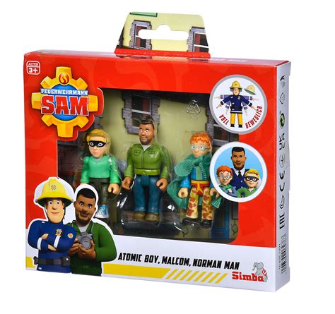 Zestaw figurek Strażak Sam i Norman