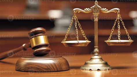 Stock photo of a courtroom or legal scales representing justice.