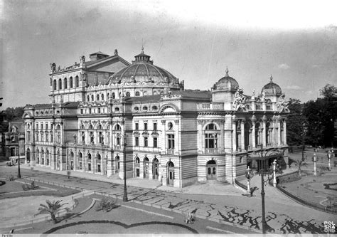Historyczne zdjęcie Teatru im. Juliusza Słowackiego z początku XX wieku