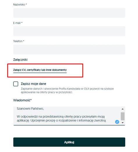 przycisk 'Zapisz to wyszukiwanie' na stronie OLX
