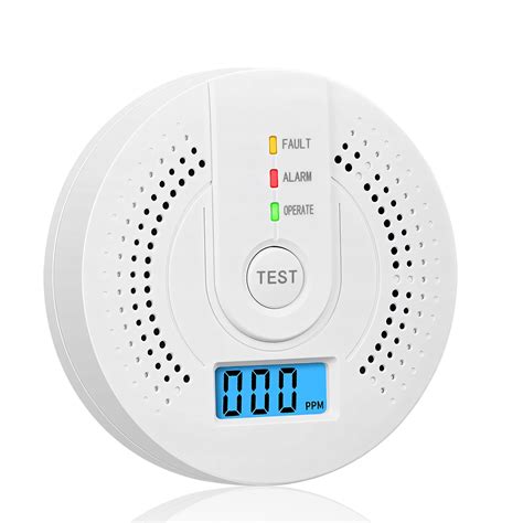 zdjęcie nowoczesnego czujnika dymu i tlenku węgla