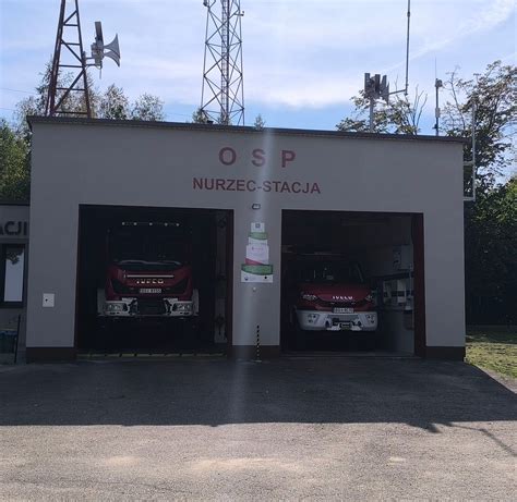 pożar pustostanu w miejscowości Nurzec Stacja