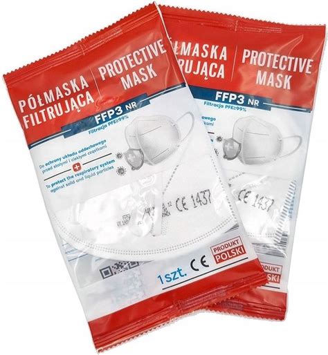 Zdjęcie przedstawiające maseczkę przeciwpyłową FFP3