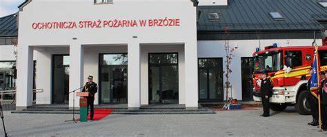 Nowa remiza Ochotniczej Straży Pożarnej w Suchej Górnej