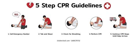 Infographic or diagram illustrating the process of CPR