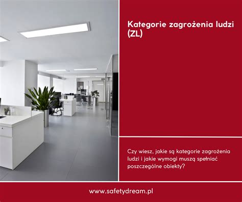 Schemat podziału budynków według kategorii zagrożenia pożarowego ZL (Zdrowie i Życie)