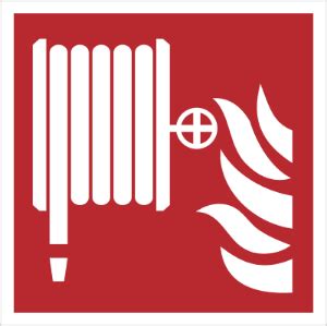 Przykładowe oznakowanie hydrantu wewnętrznego zgodnie z normą PN-EN ISO 7010