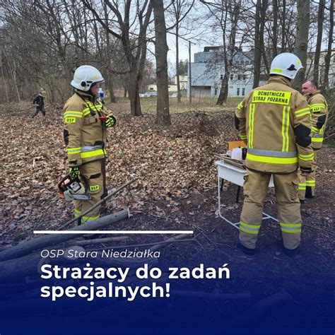 Strażacy OSP Stara Niedziałka w akcji ratowniczej (zdjęcie)