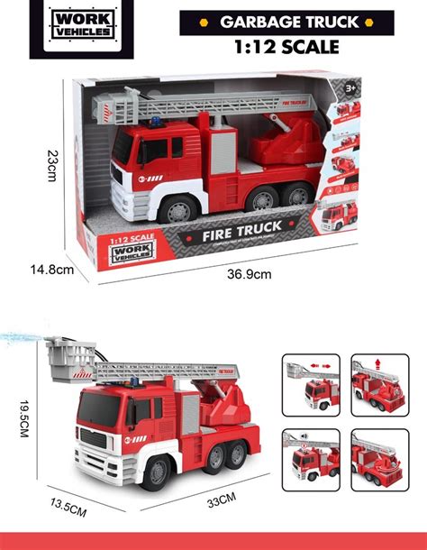 Interaktywna zabawka Smiki straż pożarna Press & Go Vehicle z efektami świetlnymi