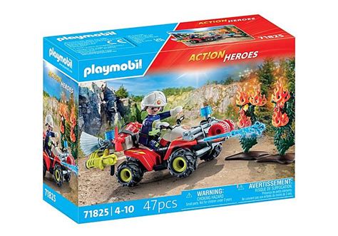 The Playmobil Fire Quad with its winch and water cannon