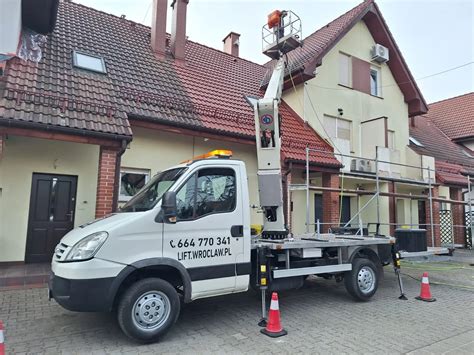 zdjęcie podnośnika koszowego OSP Drwały