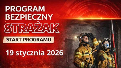 Infografika przedstawiająca rozkład dofinansowania i liczbę beneficjentów w programie Bezpieczny Strażak w województwie śląskim w 2025 roku