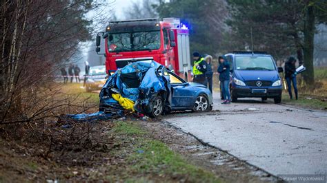wypadek drogowy w Trzebieszowicach